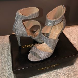 Silver Diamond Heels